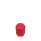 Puff Alelo 04 Poliéster Formato Hexagonal Moderno e Versátil