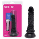 Pênis Vibrador Controle Externo Escroto 17,5 x 3,8cm Kgel