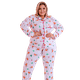 Pijama Americano Raposa Branca Plus Size