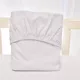 Lençol Bebê de Malha Avulso Branco Com Elástico