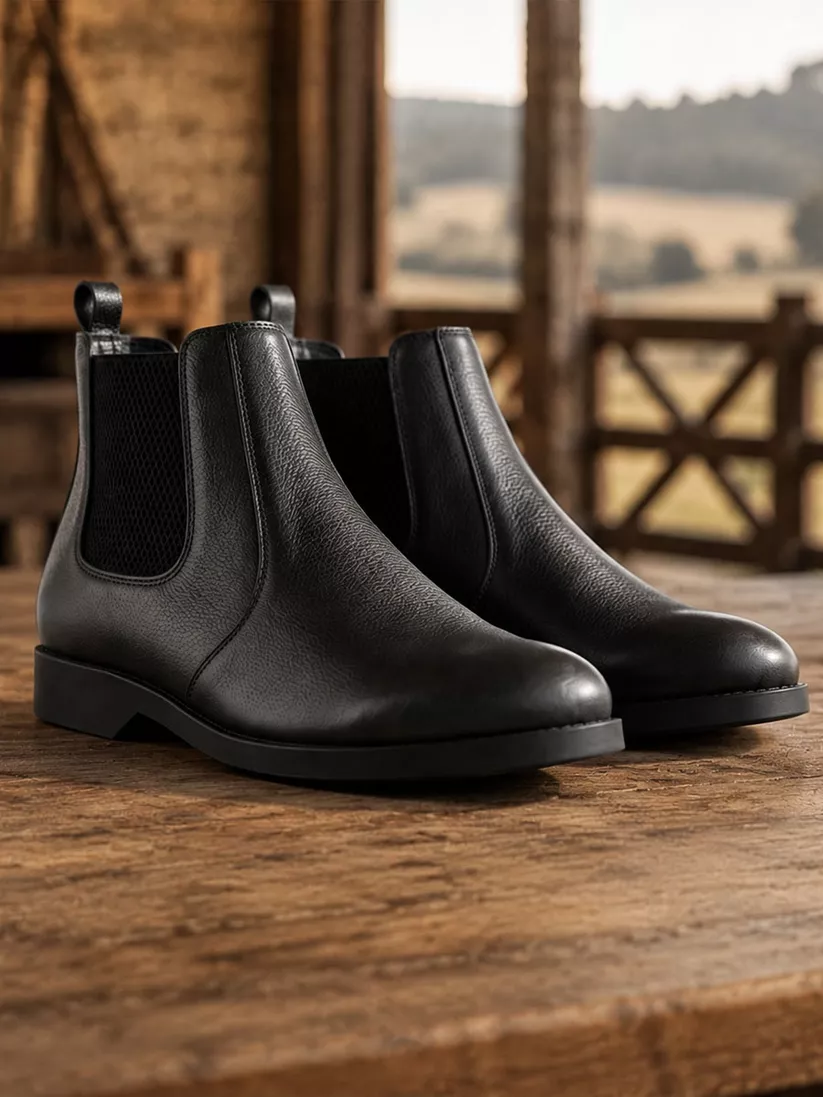Bota Masculina Chelsea London Vittal em couro legítimo