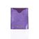 Carteira Slim Couro Violeta Metalizado