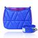 Bolsa Dayana Couro Azul Royal c/ Pink Metalizado e Mint