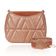 Bolsa Dayana Couro Nude c/ Camel