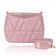 Bolsa Dayana Couro Rosa Antigo c/ Rosê Gold Metalizado