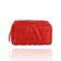 Necessaire Blush Média Couro Scarlet | Sob Encomenda
