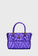 Bolsa Queen Petit Violeta Metalizado