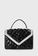 Bolsa Milena Preto com Off White Pirarucu