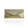 Porta Óculos Clássico Couro Ouro metalizado