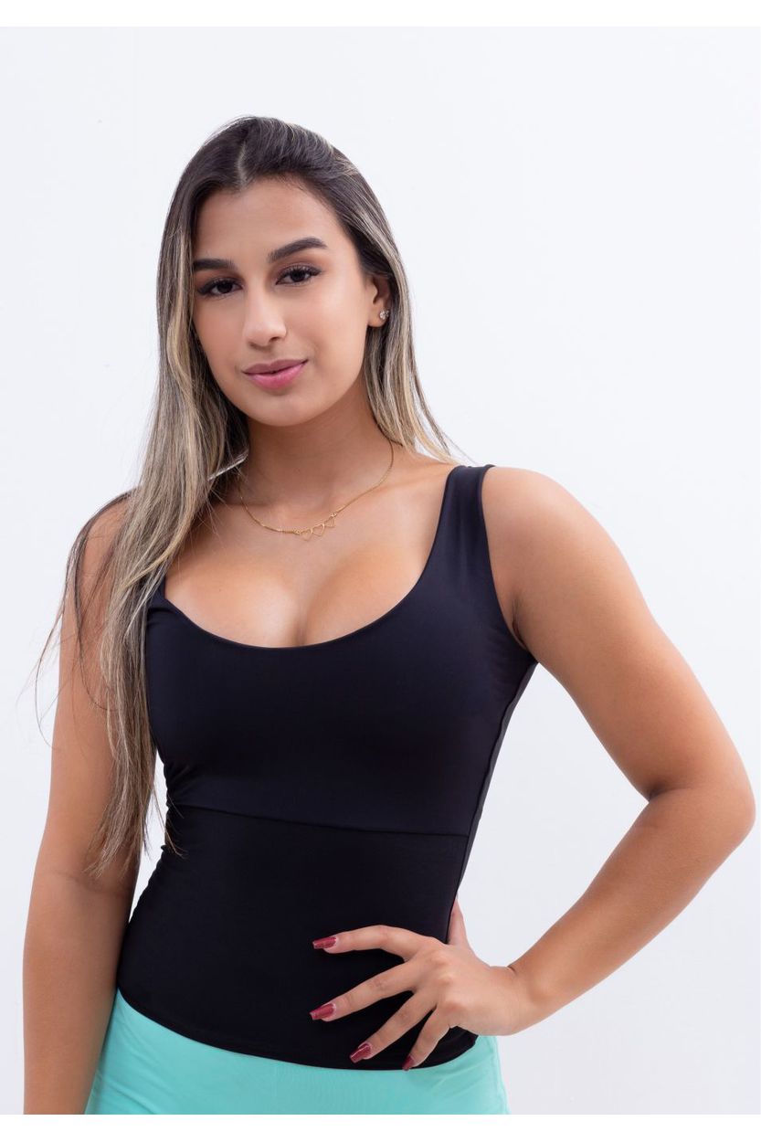 Camiseta Modeladora Basic Shape - Regata