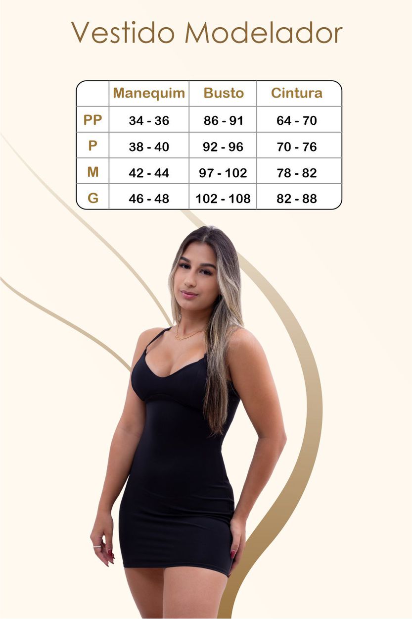 Vestido Modelador - Nude
