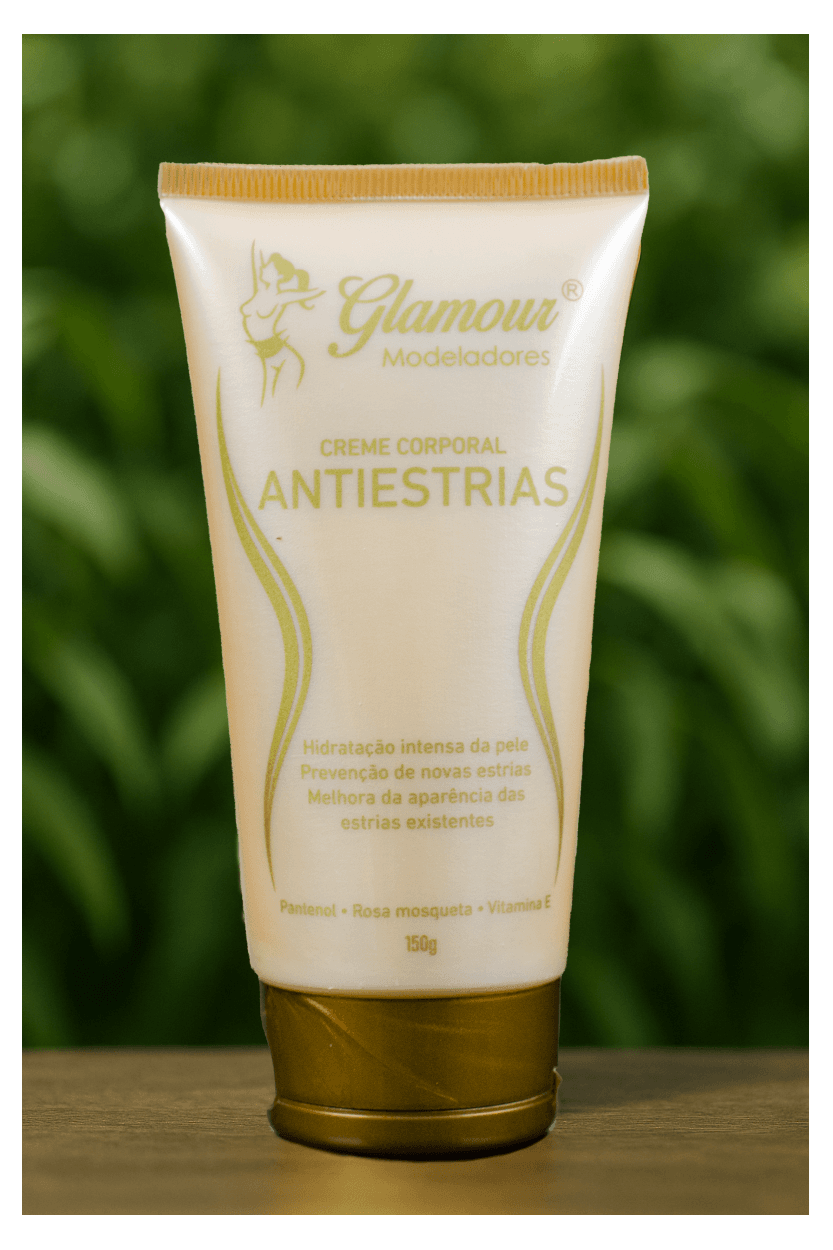 Antiestrias Glamour - Pantenol- Rosa mosqueta e Vitamina E