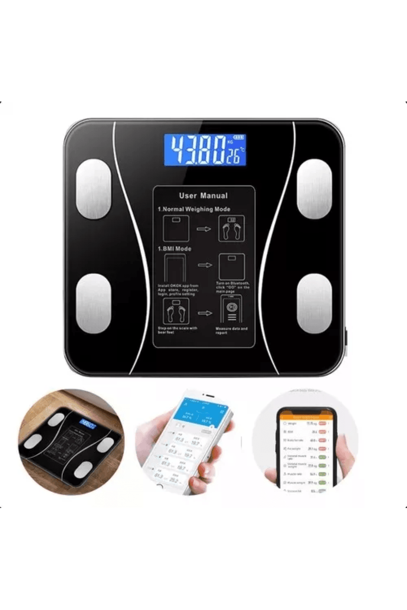 Balança Bioimpedância digital - Bluetooth