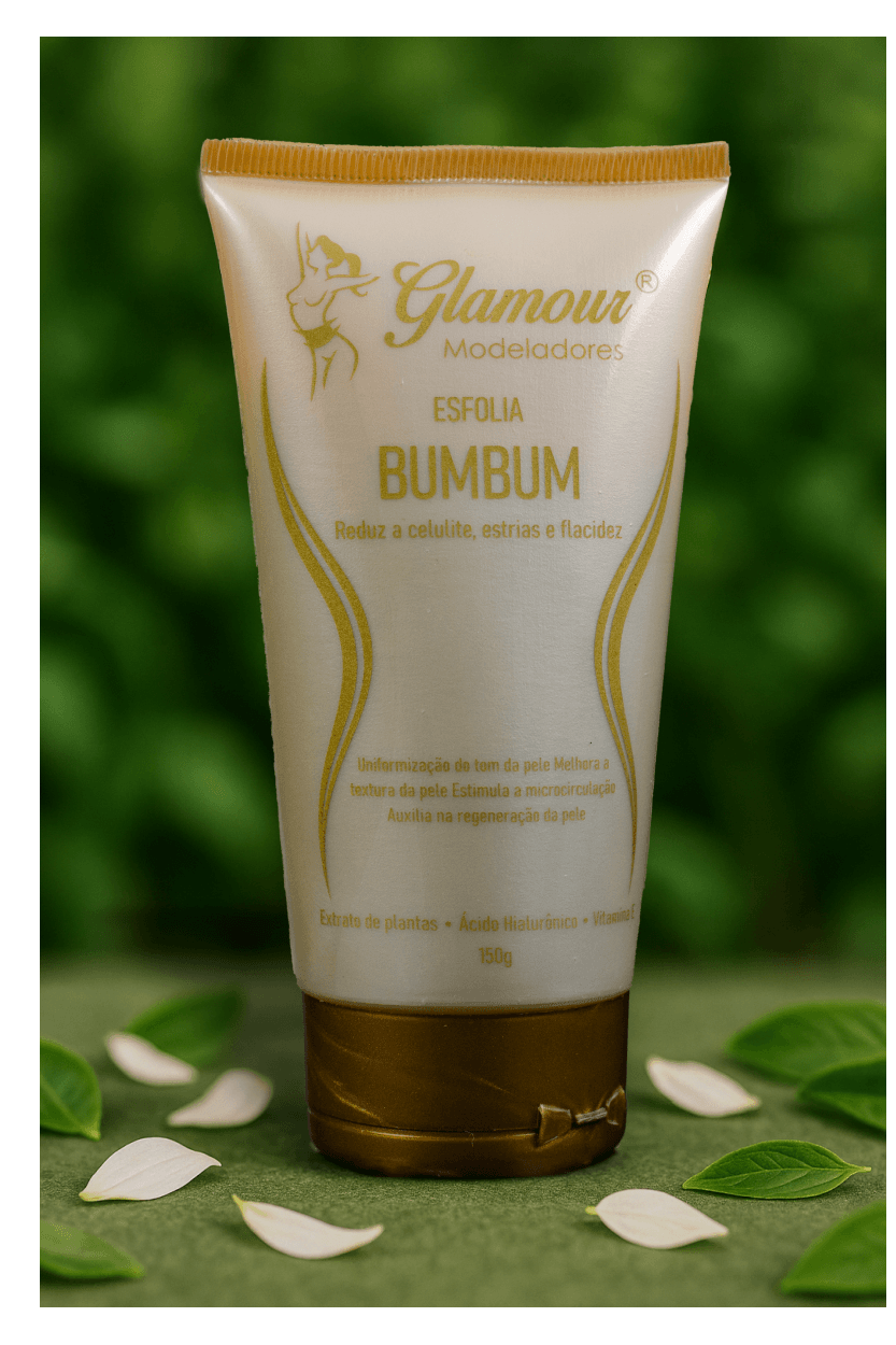 Esfolia Bumbum Glamour Modeladores - Extrato de Plantas - Acido hialuronico e Vitamina E
