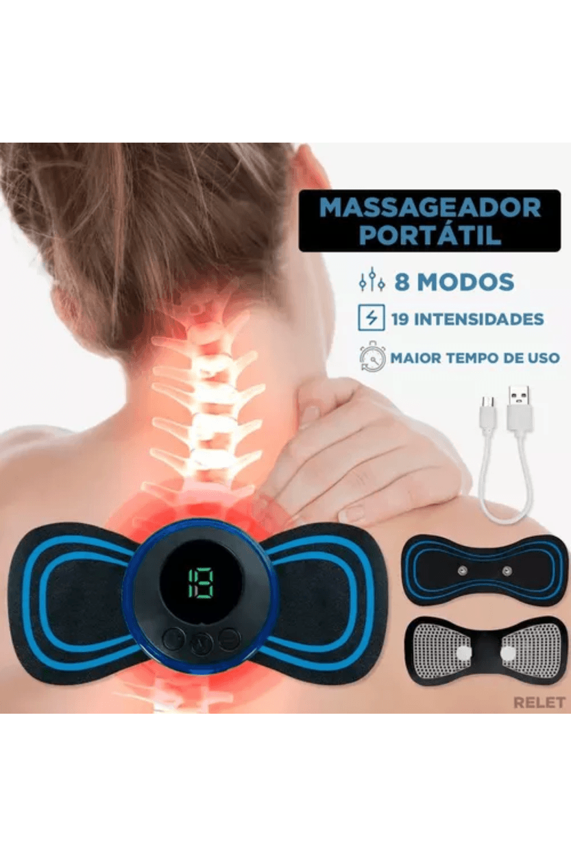 Mini Massageador Recarregável