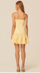 Vestido Curto Balonê Amarelo