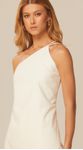 Blusa Frente Única em Viscolinho Off 