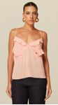 Blusa com Babados Rosa