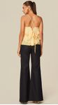 Blusa com Babados Amarelo 