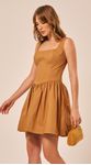 Vestido Curto Corselet Castanho 