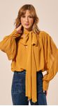 Camisa Manga Longa com Faixa Amarelo