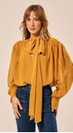 Camisa Manga Longa com Faixa Amarelo