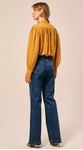 Camisa Manga Longa com Faixa Amarelo