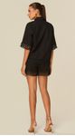 Short Curto com Renda Preto
