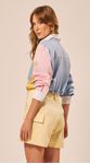 Camisa Manga Longa Multicolorida