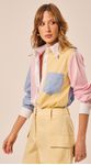 Camisa Manga Longa Multicolorida