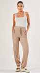 Calça Jogger Cintura Alta Bege