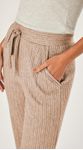 Calça Jogger Cintura Alta Bege