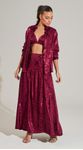 Saia Midi Jacquard