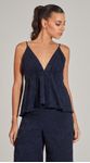 Blusa Peplum com Alças