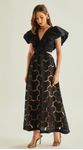Vestido Midi Tela Preto