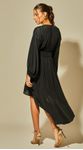 Vestido Jersey com Mangas