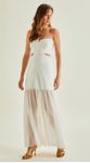 Vestido Midi Sem Alças