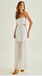 Vestido Midi Sem Alças