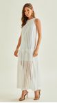 Vestido Longo com Modelagem Ampla