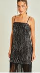 Vestido Franjas Tule Ounce