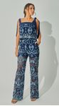 Calça Reta Guipir Denim
