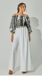 Blusa Ombro A Ombro Estampada