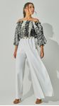 Blusa Ombro A Ombro Estampada