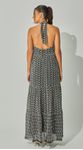 Vestido Bordado Com Recortes