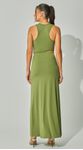 Vestido Midi Jersey Assimétrico