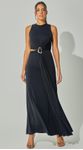 Vestido Midi Jersey Assimétrico