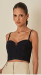 Blusa Corset Jeans 