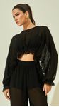 Conjunto Blusa Babados e Top
