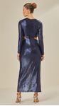 Vestido Longo Manga Longa