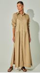 Vestido com Mangas e Cinto